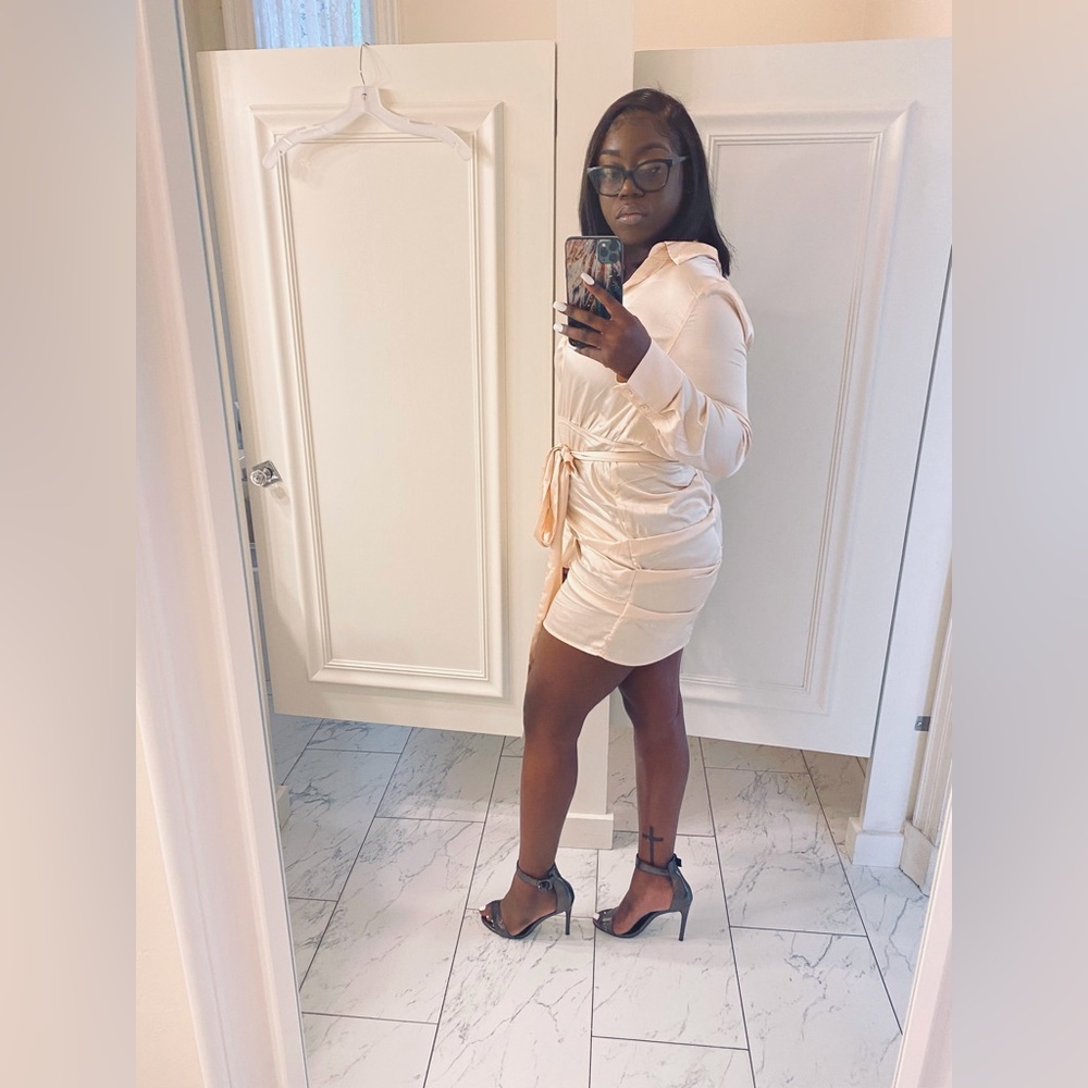 Satin dress